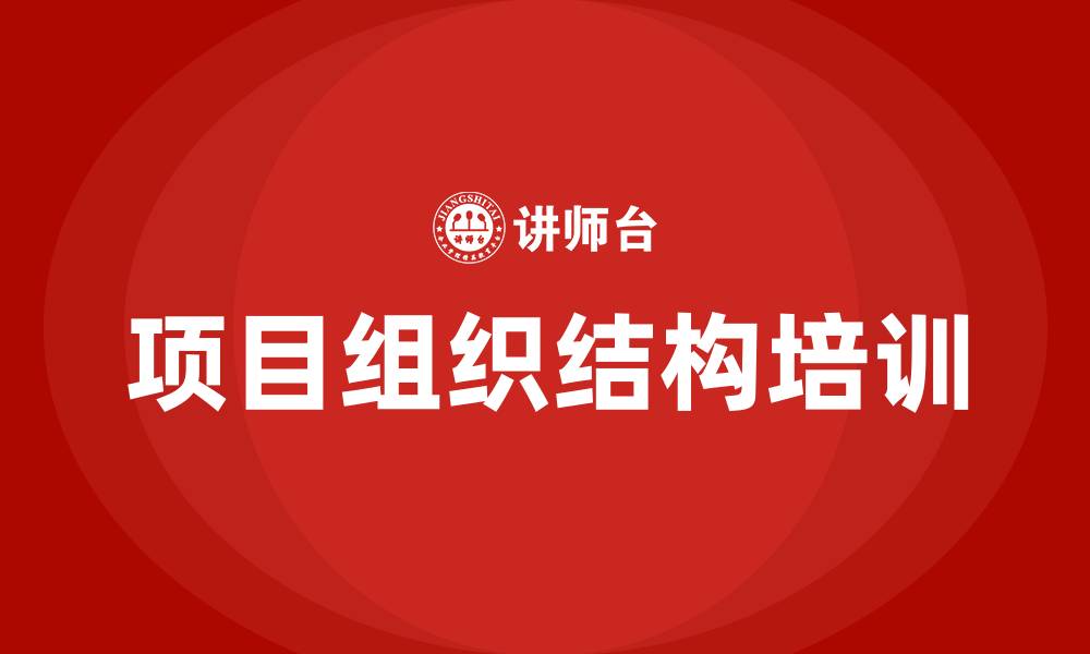 文章工程项目组织结构的缩略图