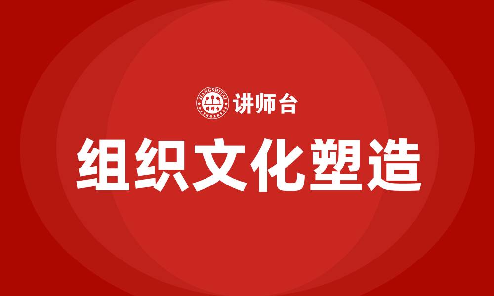 文章组织文化塑造过程的缩略图
