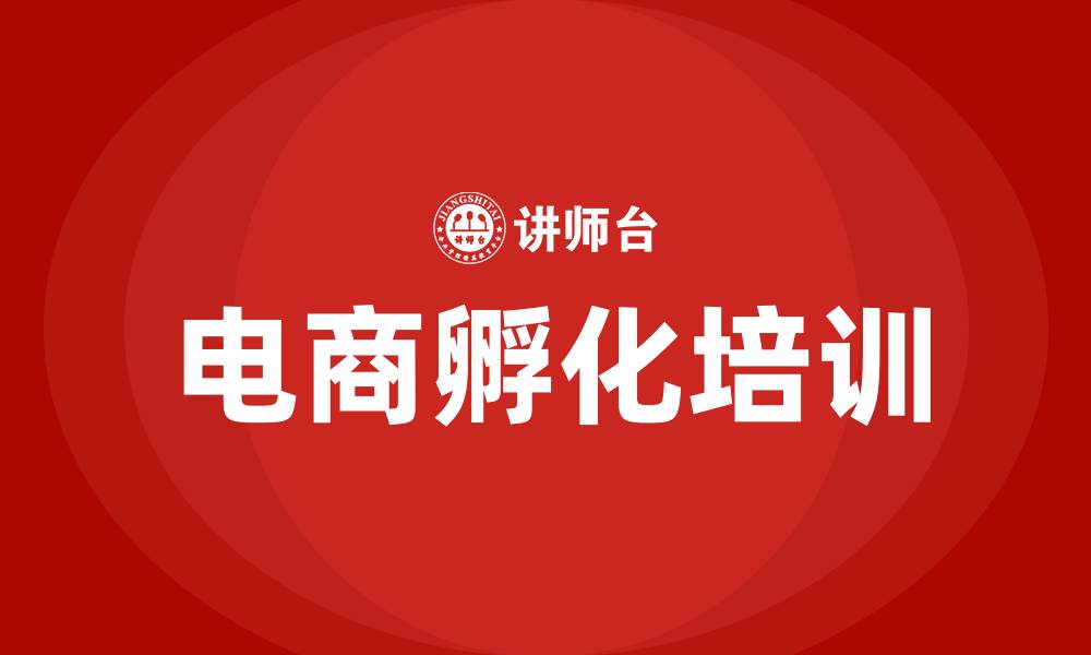 电商孵化培训