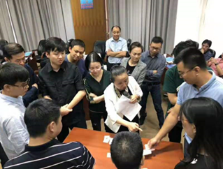 汪珈培训现场