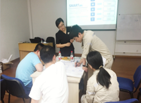 魏俊妮培训现场