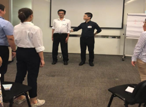 刘翔培训现场