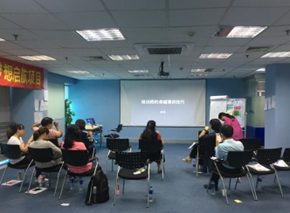 刘翔培训现场