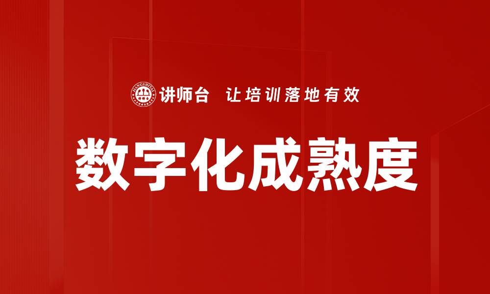 文章数字化成熟度的缩略图